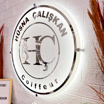 Yuvarlak Işıklı Tabela